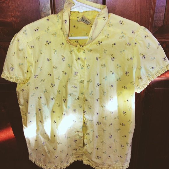 Floral Button Down Short Sleeve - Picture 1 of 1